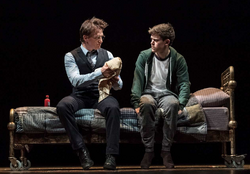 Harry gives blanket to Albus