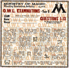 OWL exam paper