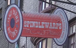 SpindlewarpsWoolShopSign
