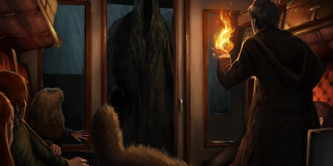 Image - Dementor on the train.png | Potterwiki | FANDOM powered by Wikia