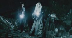 Harry dumbledore-caverna-HP6