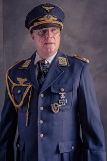 As Herman Georing OWN UNIFORM