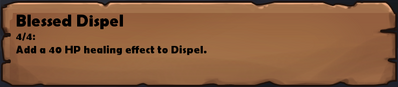 Blessed Dispel D.