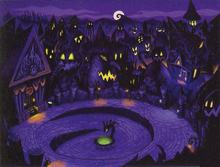 Halloween Town Room (Art)