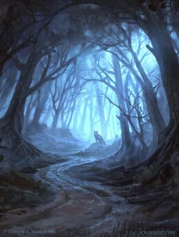 The Wolfswood by Juan Carlos Barquet, Fantasy Flight Games©
