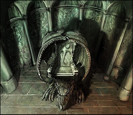 Archivo:Dragon stone throne by Marc Simonetti©.jpg
