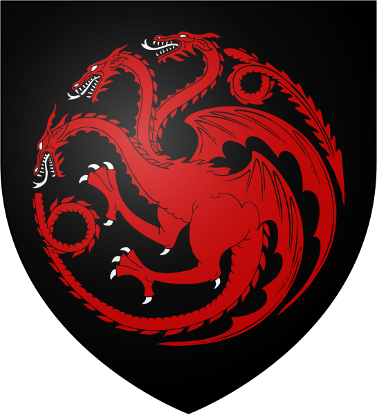 Resultado de imagen de emblema casa targaryen