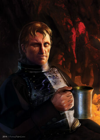 Archivo:Beric Dondarrion by Tiziano Baracchi, Fantasy Flight Games©.jpg