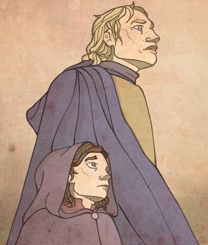 Archivo:Brienne y Podrick by ~mustamirri©.jpg