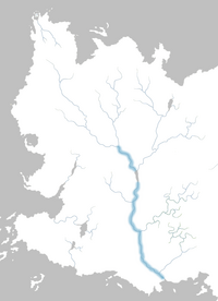 Mapa río Rhoyne