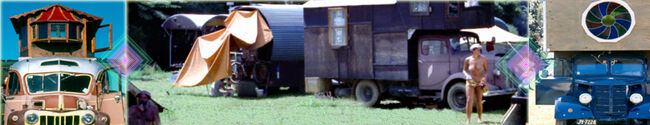 Housetrucks and camping at Nambassa 1981