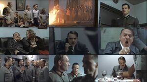 Downfall scenes collage