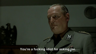 Hitler is informed Grawitz and Günsche want an iPad for Christmas