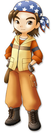 Image result for harvest moon hero of leaf valley joe