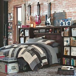 Musician-boy-bedroom