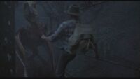 Grant kicks a dino