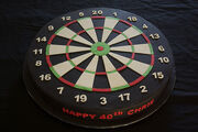 Dartboard Cake