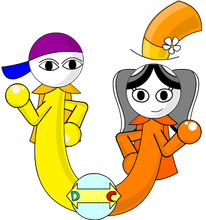 C and D