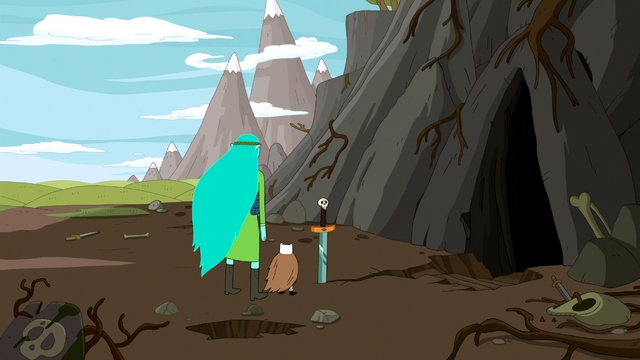 Archivo:S5e52 Finn and Canyon outside Billy's crack.png