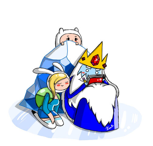 Archivo:Finn fionna y rey helado by xcoqui-d52e8yc.jpg