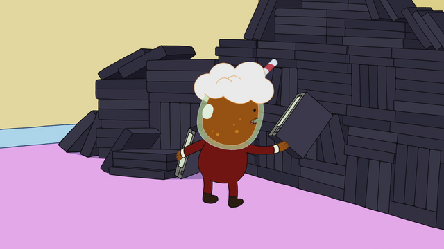 Archivo:S5e43 Root Beer Guy with tapes.png