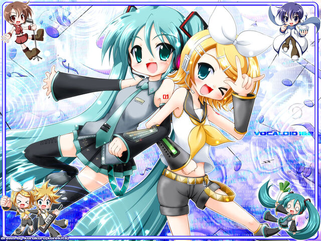 Archivo:Konachan-com-54358-chibi-hatsune miku-kagamine len-kagamine rin-kaito-meiko-vocaloid.jpg