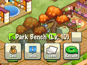 Item button