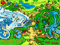 Cartown Zoo Map