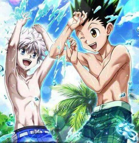 File:Gon and killua summer.jpg