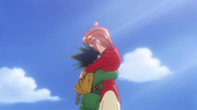 Gon y Mito abrazo