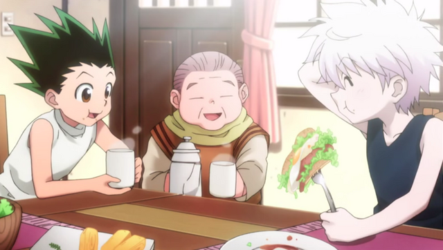 Archivo:Gon y Killua comiendo.png