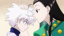 Illumi và Killua trong kỳ thi hunter