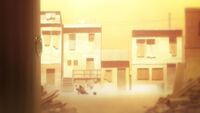 Leorio cradles his friend's body