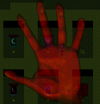 Red Handprint