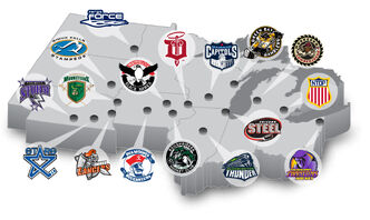 USHL Map 2016-17