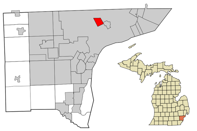File:Highland Park, Michigan Map.png