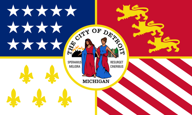 File:Detroit, Michigan Flag.png