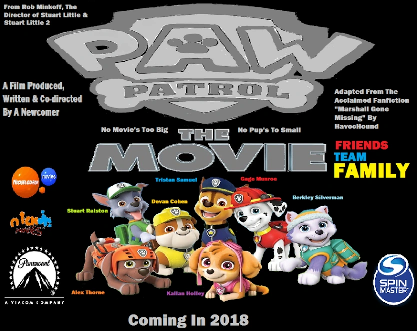 PAW Patrol The Movie Idea Wiki FANDOM powered by Wikia