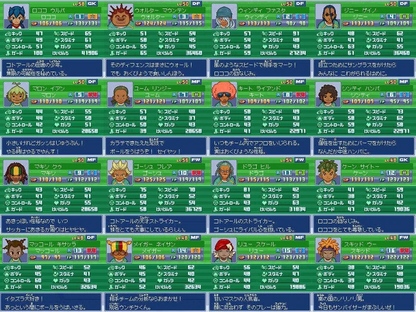 inazuma specs