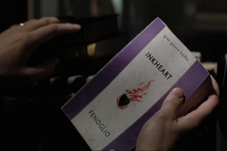 Mo holding Inkheart