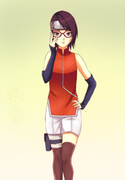 Sarada uchiha by ioana24-d8qft9c