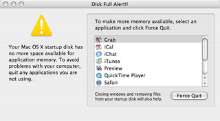 OSXTigerNoMoreHDSpace