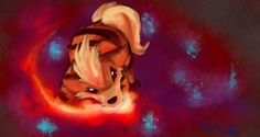 Growlithe by luminawolf-d3kkwjq