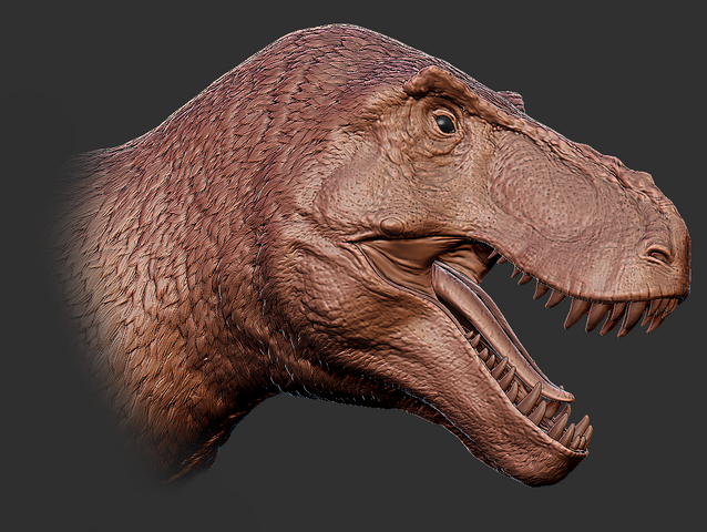 File:Feather Tyrannosaurus Rex Head 3D Model The Isle.png
