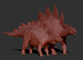 juvenile stegosaurus