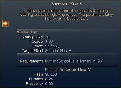 Superior Heal V