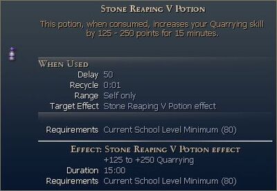 Stone Reaping Potion