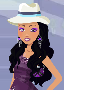 The Cruise Palm Paradise Wavy Locks with Sun Hat
