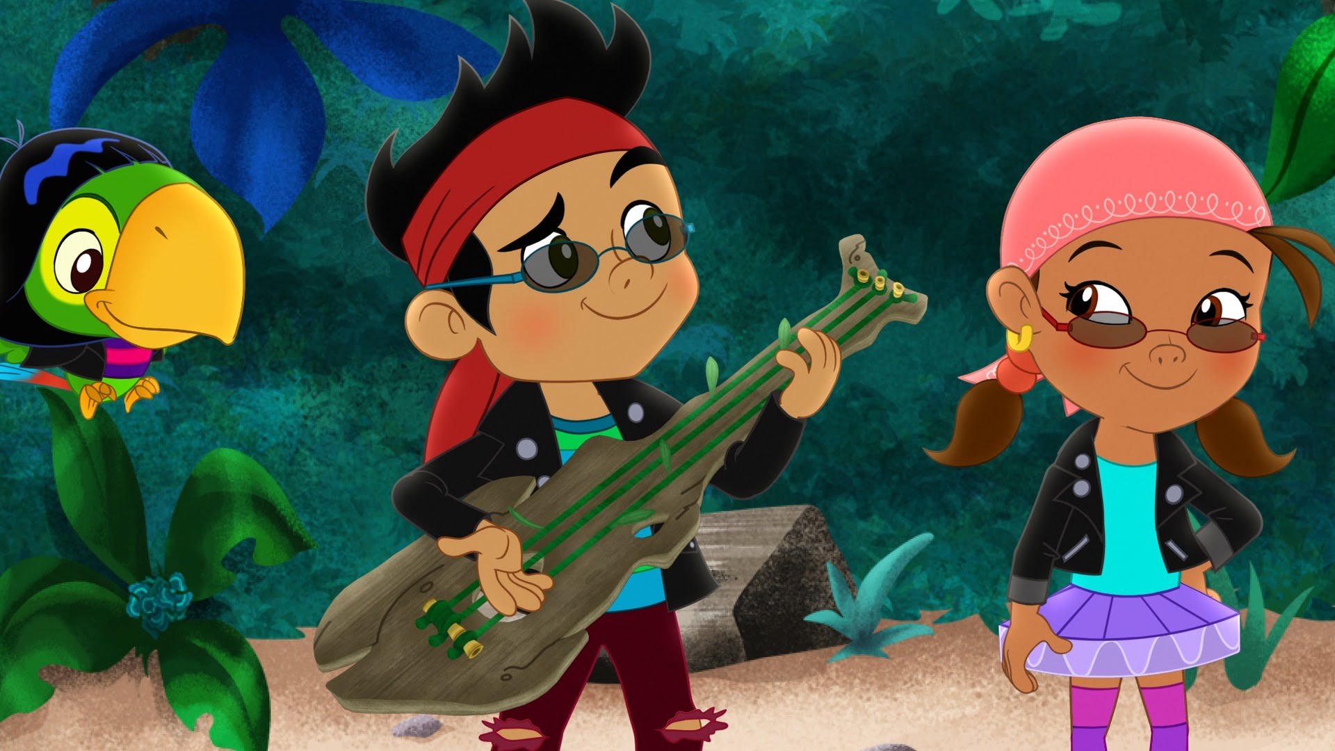 Image - SkullyJake & Izzy-Pirate Pogo.jpg | Jake and the Never Land