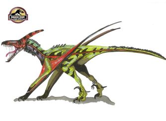 672px-Jurassic Park Pteranoraptor by hellraptor